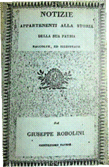 Giuseppe Robolini, Notizie appartenenti alla storia della sua patria raccolte ed illustrate da Giuseppe Robolini. 6 voll. Pavia, Nella stamperia Fusi e Comp., 1823-1838. CPav. Storia 5